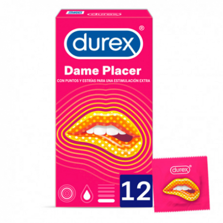 DUREX DAME PLACER (PLEASURE) PRESERVATIVOS 12U