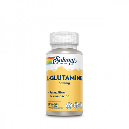 SOLARAY L-GLUTAMINE 500 MG 50 VEGC
