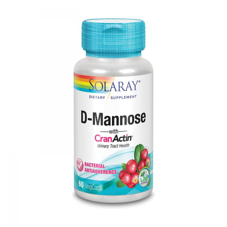 SOLARAY D-MANNOSE+CRANACTIN 60 VE