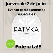 No dudes en apuntarte, no te arrepentirás!Jueves 7 día especial Patyka con promociones especiales.
#farmaciasanz#farmacia #patyka #evento #cuidados